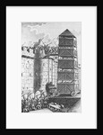 Engraving of Pavisers and a Movable Tower by Anonymous