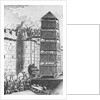 Engraving of Pavisers and a Movable Tower by Anonymous