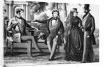 Typical Men/Women Fashions Of 1847 by Corbis