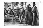 Typical Men/Women Fashions Of 1847 by Corbis