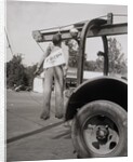 Effigy To Paul Robeson Hanging On Truck by Anonymous