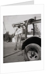Effigy To Paul Robeson Hanging On Truck by Anonymous