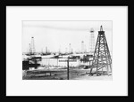 Oil Rigs In Gulf Of Mexico by Anonymous