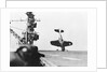 Douglas Dive-Bomber Crashed on Aircraft Carrier Deck by Anonymous