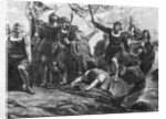 Columbus Landing In America by Anonymous