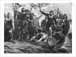 Columbus Landing In America by Anonymous