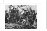 Columbus Landing In America by Anonymous