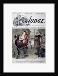 Political Cartoon "Falstaff in a Fix" on the Cover of Judge Magazine by Anonymous