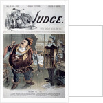 Political Cartoon "Falstaff in a Fix" on the Cover of Judge Magazine by Anonymous