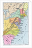 Map of the 13 Original American Colonies by Anonymous