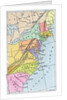 Map of the 13 Original American Colonies by Anonymous