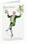 Engraving of St. Patrick's Day Leprechaun by Anonymous