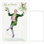 Engraving of St. Patrick's Day Leprechaun by Anonymous