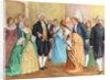 George and Martha Washington at Presidential Reception by Anonymous