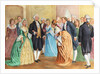 George and Martha Washington at Presidential Reception by Anonymous