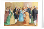 George and Martha Washington at Presidential Reception by Anonymous