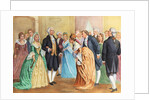George and Martha Washington at Presidential Reception by Anonymous
