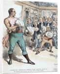 Political Cartoon of President McKinley Boxing by Anonymous
