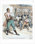 Political Cartoon of President McKinley Boxing by Anonymous