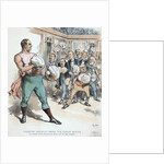 Political Cartoon of President McKinley Boxing by Anonymous