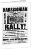 Poster for William Harrison Election Rally, 1840 by Anonymous