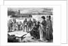 Emigrants Heading West At The River by Anonymous