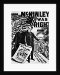 McKinley Campaign Poster by Anonymous