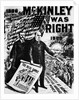 McKinley Campaign Poster by Anonymous