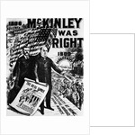 McKinley Campaign Poster by Anonymous