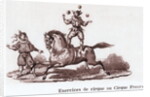 Juggler On Horseback In French Circus by Anonymous