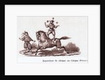 Juggler On Horseback In French Circus by Anonymous