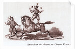 Juggler On Horseback In French Circus by Anonymous