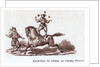Juggler On Horseback In French Circus by Anonymous