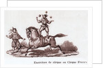 Juggler On Horseback In French Circus by Anonymous