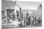 Engraving of the First Methodist Sermon in Baltimore by Anonymous