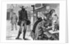 Hungry Black Man At Open Food Stand by Anonymous