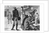 Hungry Black Man At Open Food Stand by Anonymous