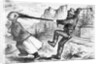 Chinese Man Held By Hair By Man W/Ca Hat by Anonymous