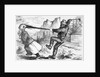 Chinese Man Held By Hair By Man W/Ca Hat by Anonymous