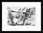 Chinese Man Held By Hair By Man W/Ca Hat by Anonymous