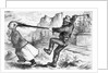 Chinese Man Held By Hair By Man W/Ca Hat by Anonymous
