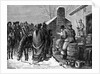 Distributing Supply To Indians; Drawing by Anonymous