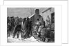 Distributing Supply To Indians; Drawing by Anonymous