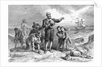 Illustration of the Landing of The Pilgrims by Anonymous
