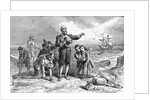 Illustration of the Landing of The Pilgrims by Anonymous