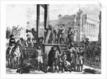 Illustration of the Execution of Robespierre and His Co-conspirators by Anonymous