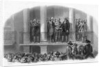 Inauguration Of Washington In City Hall by Anonymous