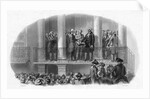 Inauguration Of Washington In City Hall by Anonymous