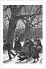 Five Children Bring Home Christmas Tree by Anonymous