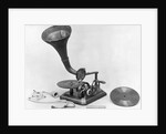 Photograph Of Early Grammaphone by Anonymous